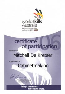 Trade Award Mitchell De Kretser